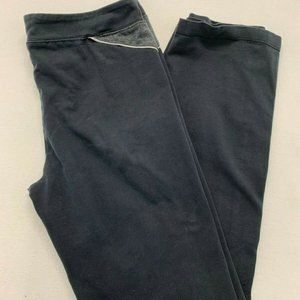 Hyba Women's Small Black Gray Stretch Fitted Yoga